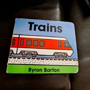 Children's book Trains by Byron Barton